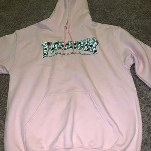 thrasher rose hoodie